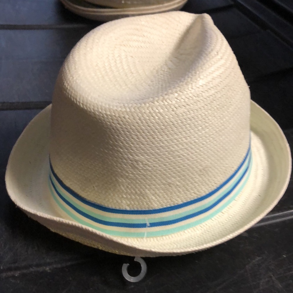 Peter Grimm True Character Beeskow Straw Trilby Fedora Hat Ivory O/S - Picture 3 of 7